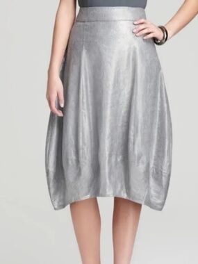 Eileen Fisher Metallic Lantern Skirt - size XL